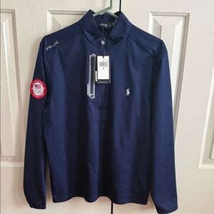 Polo by Ralph Lauren Navy Zip Up Sweater